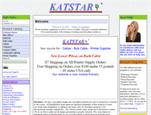 Tablet Screenshot of katstar.com